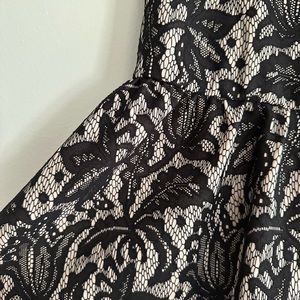 H&M Black Lace Sleeveless High Neck Party Dress
